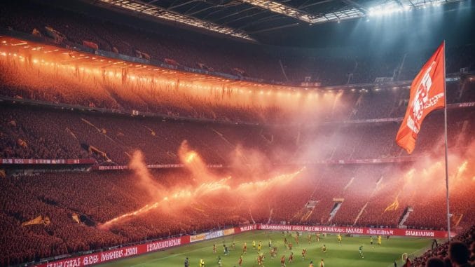 Spännande läge i poängställningen i Bundesliga! Spännande läge i poängställningen i Bundesliga! illustration