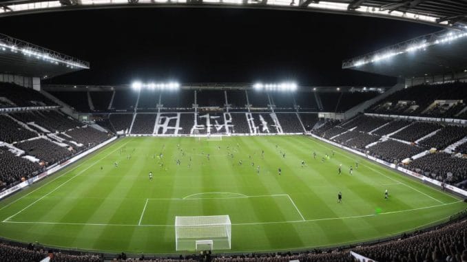 Spännande poängställning i derby county just nu! illustration