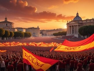 Svenska fans hyllar Roma – gemenskap och passion! illustration