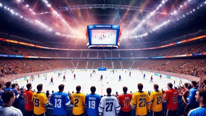 Gurkburken vik – en plats för passionerade sportdiskussioner illustration