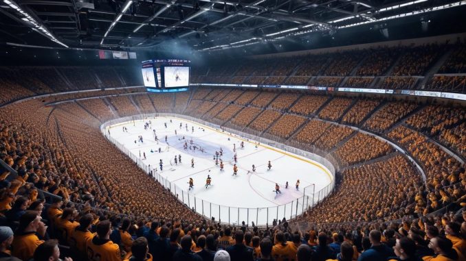 Rögle match spännande höjdpunkter och mål i SHL illustration